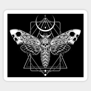 Surreal Death Moth Sticker